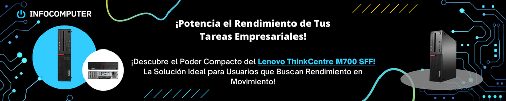 El rendimiento de alto nivel del ThinkCentre M700 SFF impulsa las tareas laborales